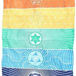 Rainbow Chakra Yoga Mat