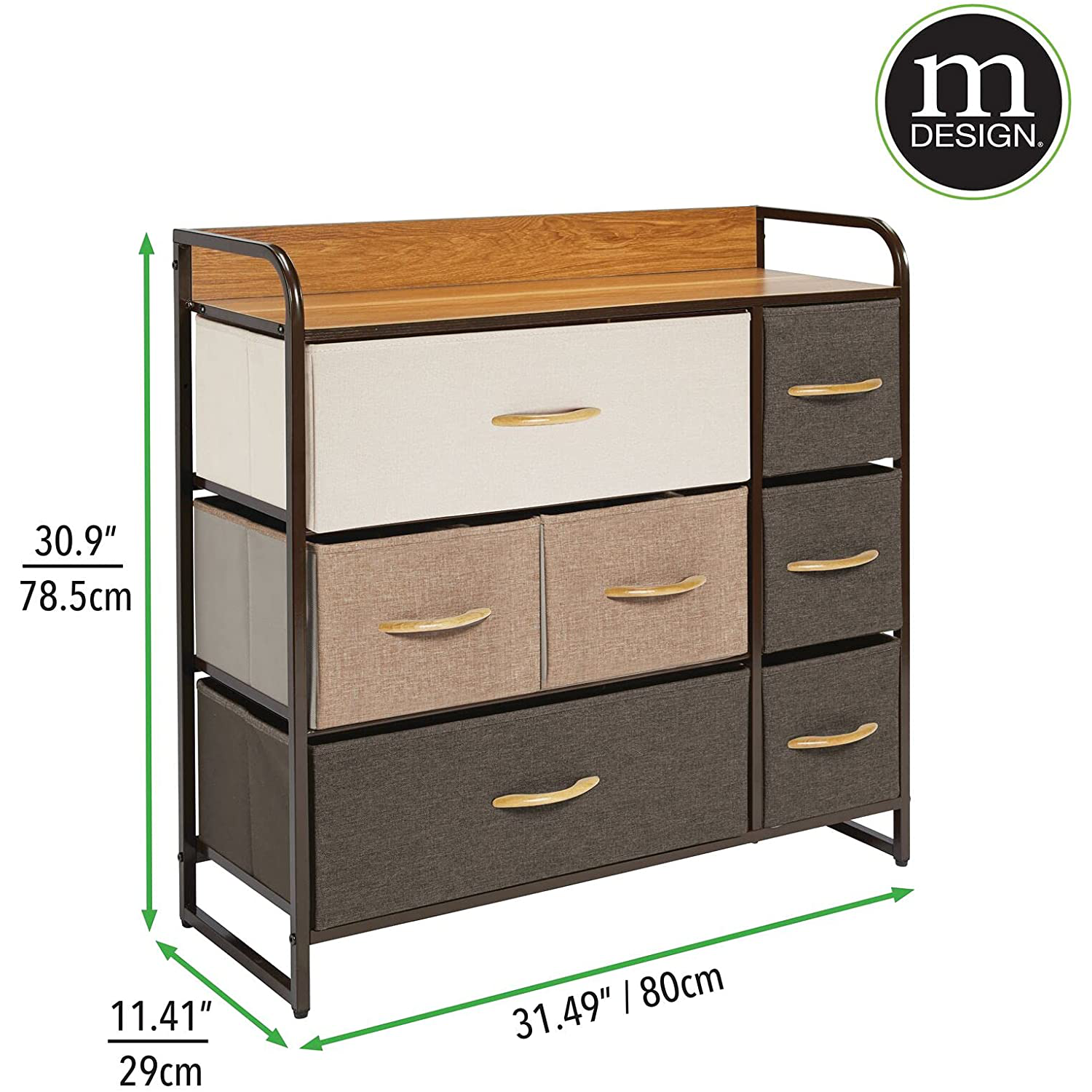 Dresser Storage Furniture Organizer - Large Standing Unit