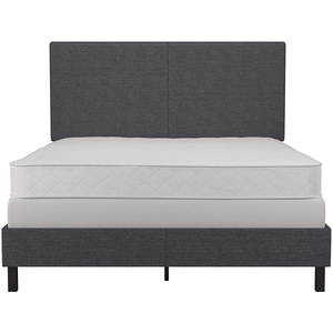 Upholstered Bed with Chic Design - Queen