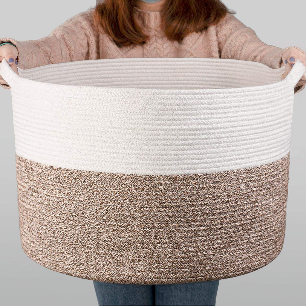 Large Cotton Rope Basket