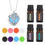 Aromatherapy Essential Oil Diffuser Tree of Life Necklace