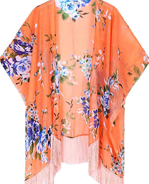 Floral Kimono Cover Up